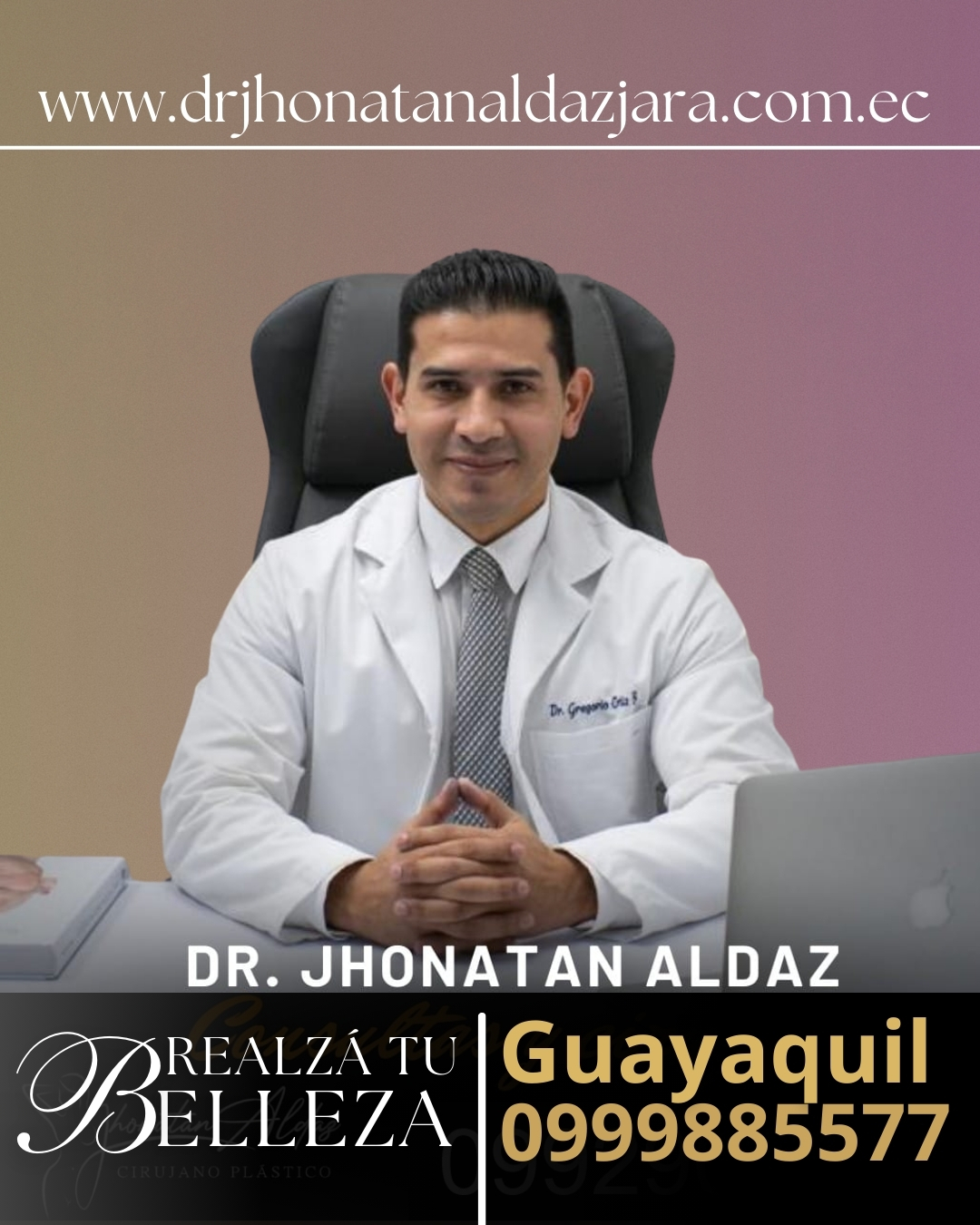 Mejor Cirujano Pl&aacute;stico en Guayaquil : Dr. Jhonatan Aldaz