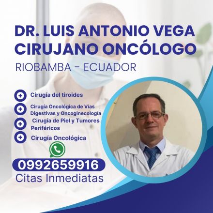 Onc&oacute;logos Cl&iacute;nicos en Riobamba: Dr. Luis Antonio Vega