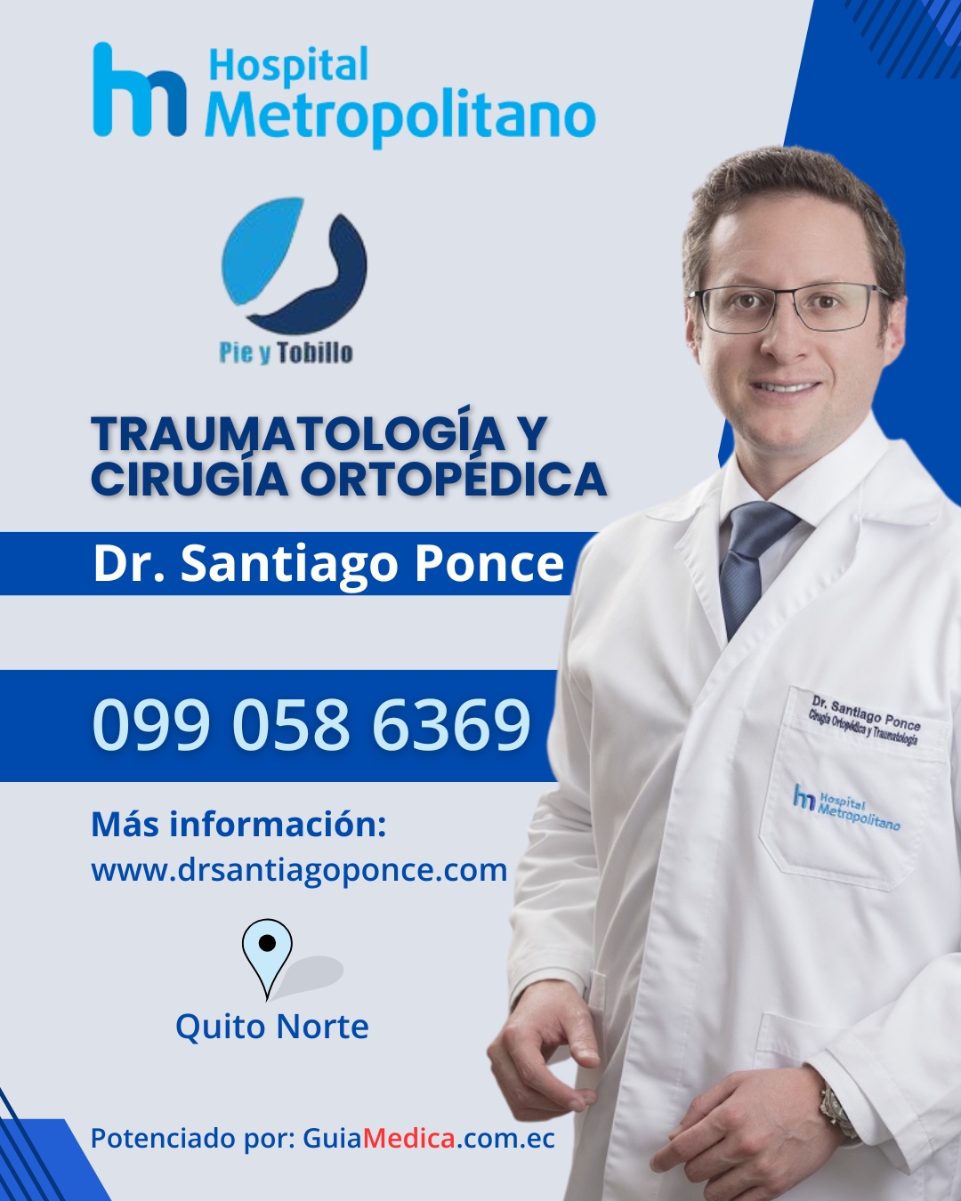 Dr. Santiago Ponce: Lesiones Deportivas en Quito