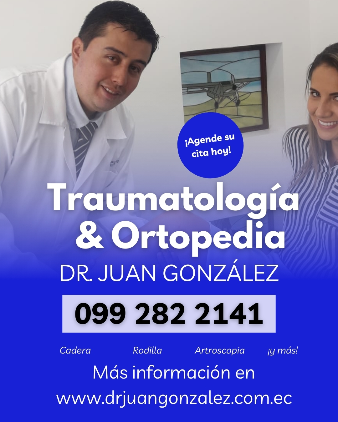 Dr. Juan Gonz&aacute;lez: Cirug&iacute;a de Cadera en Quito