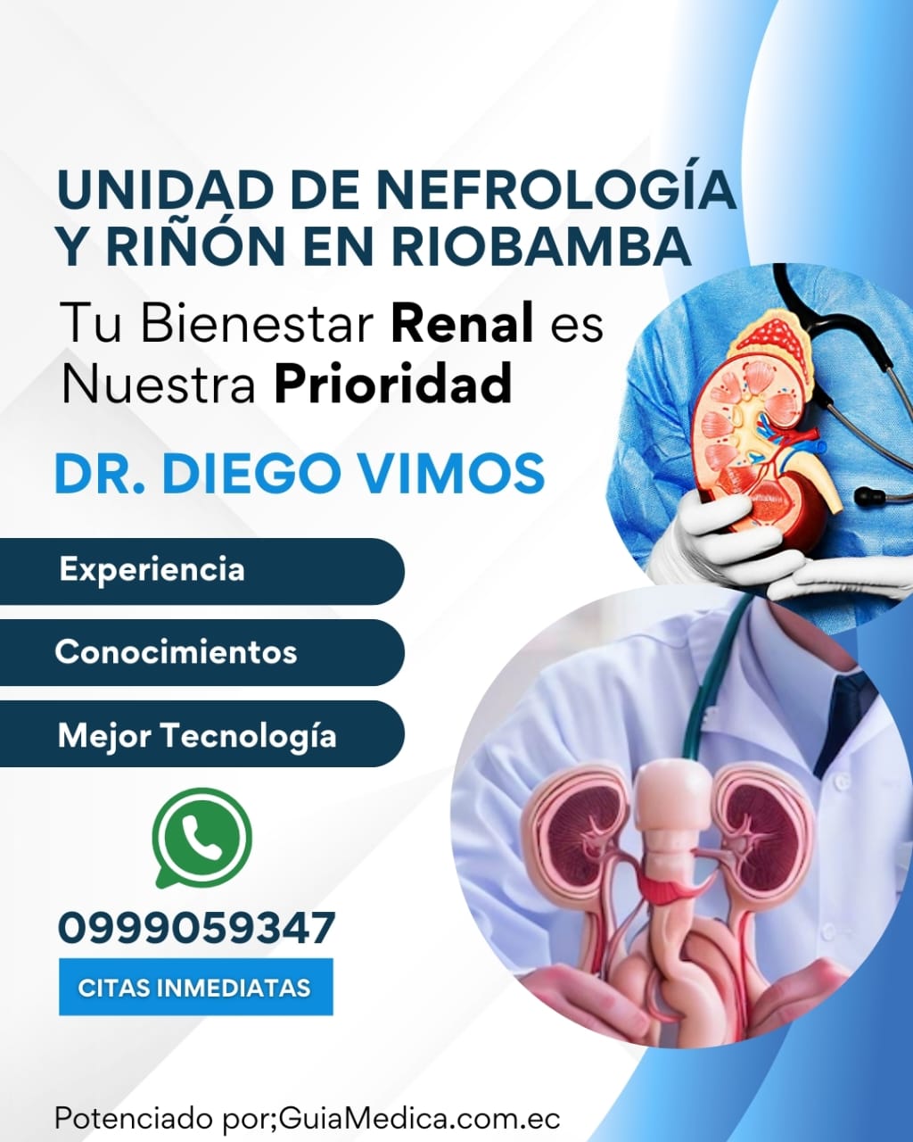 UNIRE: Unidad de Nefrolog&iacute;a y Ri&ntilde;&oacute;n - Dr. Diego Vimos - Nefr&oacute;logo en Riobamba