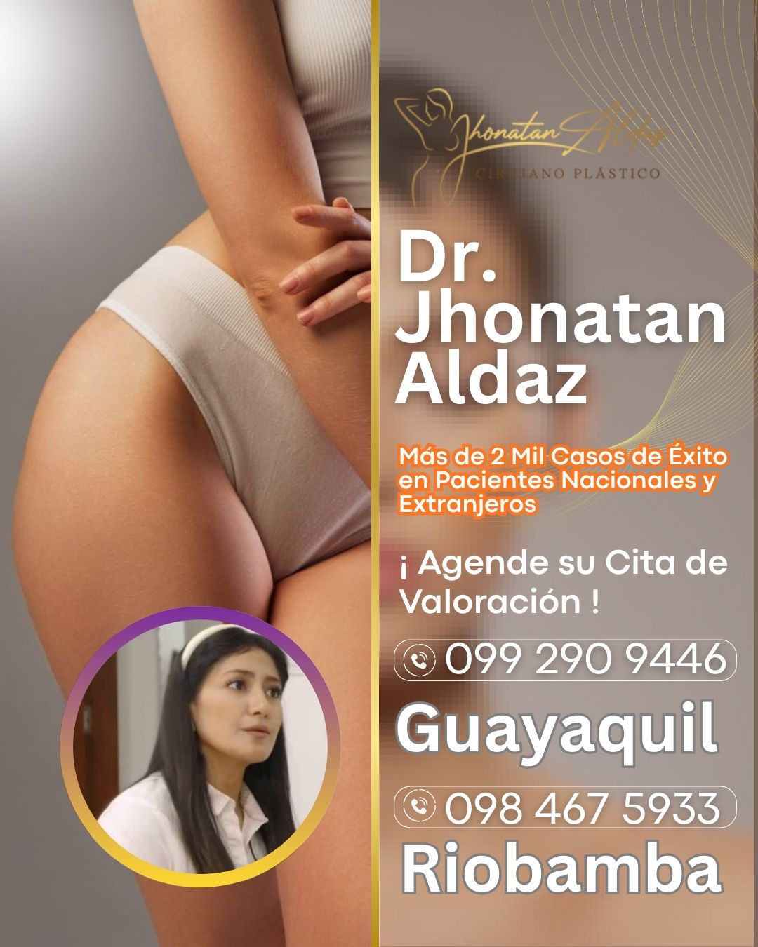 Dr. Jhonatan Aldaz : Lipoescultura en Riobamba - HD Liposculpture in Riobamba