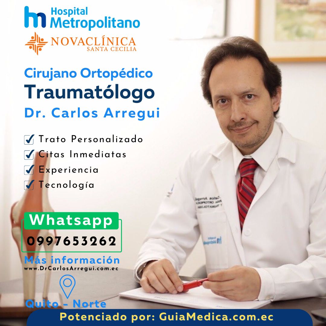 Traumat&oacute;logo Hospital Metropolitano - Dr. Carlos Arregui 