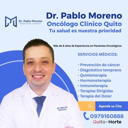 Onc&oacute;logo Cl&iacute;nico en Quito : Dr. Pablo Andr&eacute;s Moreno