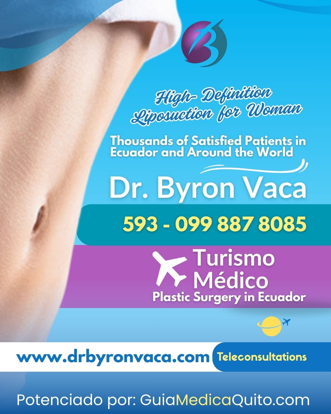 Dr. Byron Vaca: Liposucci&oacute;n - Lipoescultura - Abdominoplastia en Santo Domingo de los Ts&aacute;chilas